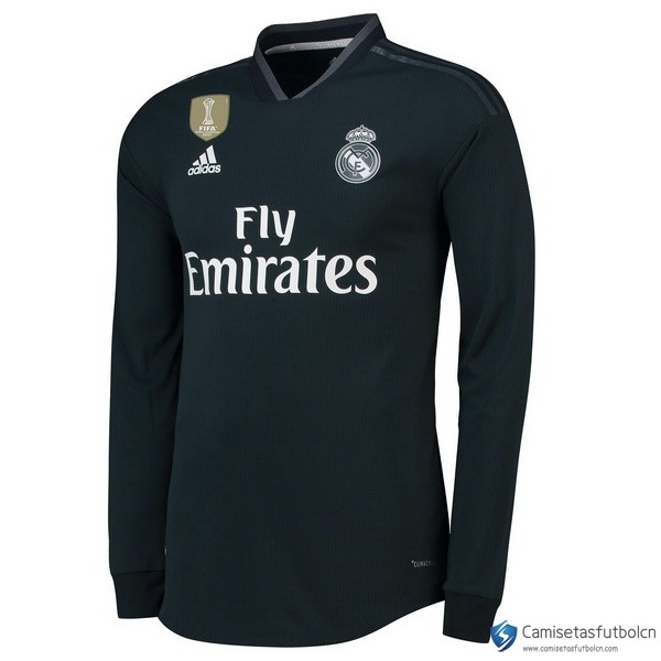 Camiseta Real Madrid Segunda equipo ML 2018-19 Negro